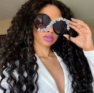 Glamorous Rhinestone Sunglasses
